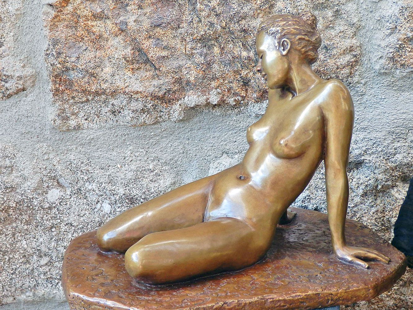 Martha Kubecka sculptrice La Baigneuse